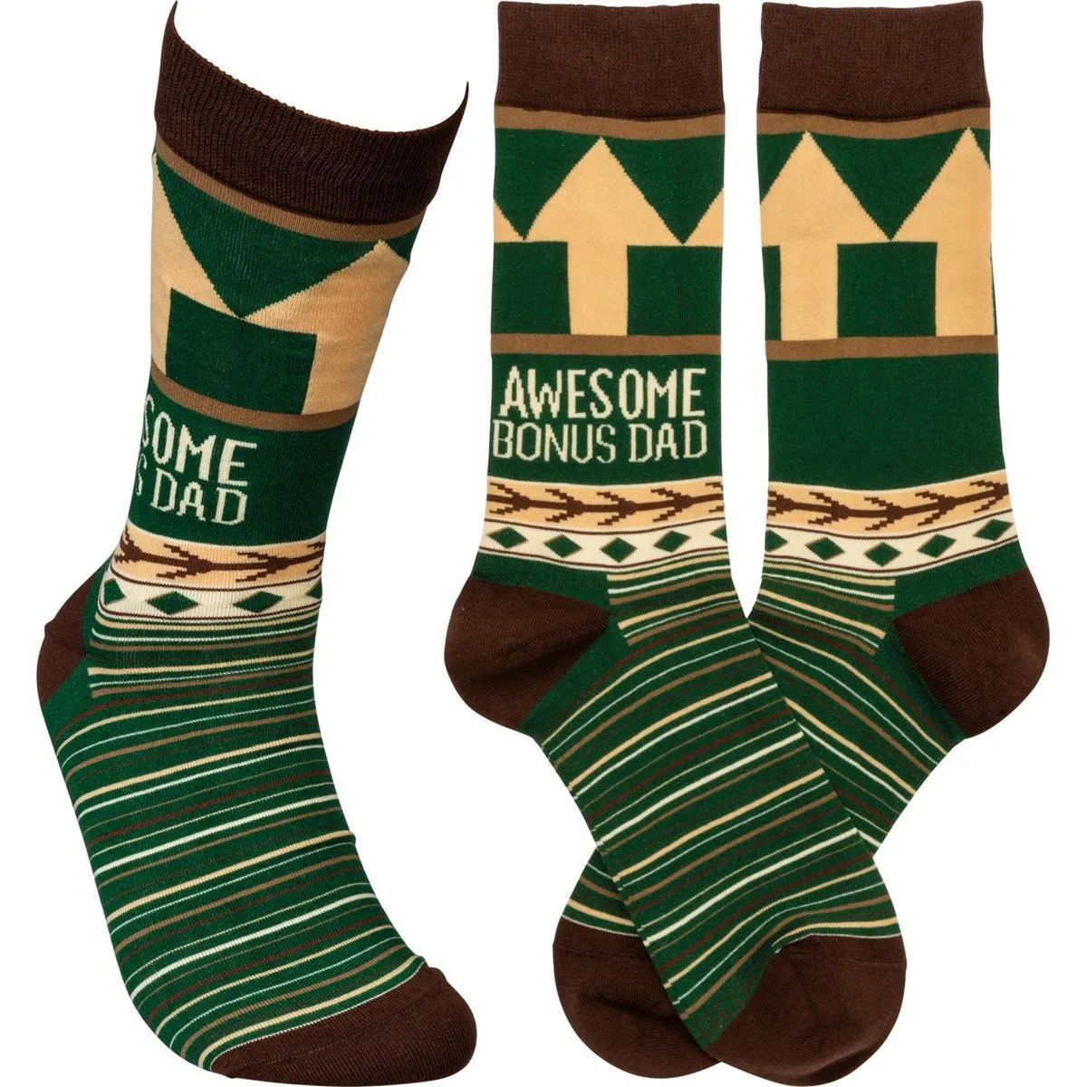 Awesome Bonus Dad Crew Socks