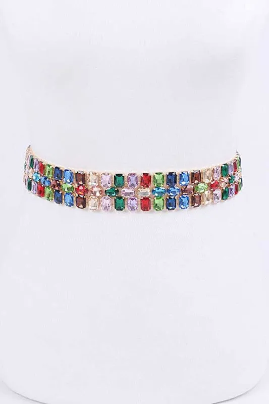 Bejewel Statement Chain Belt