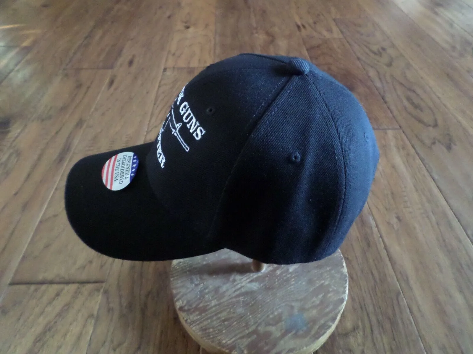 BLACK GUNS MATTER 6 PANEL CAP EMBROIDERED HAT 2nd AMENDMENT
