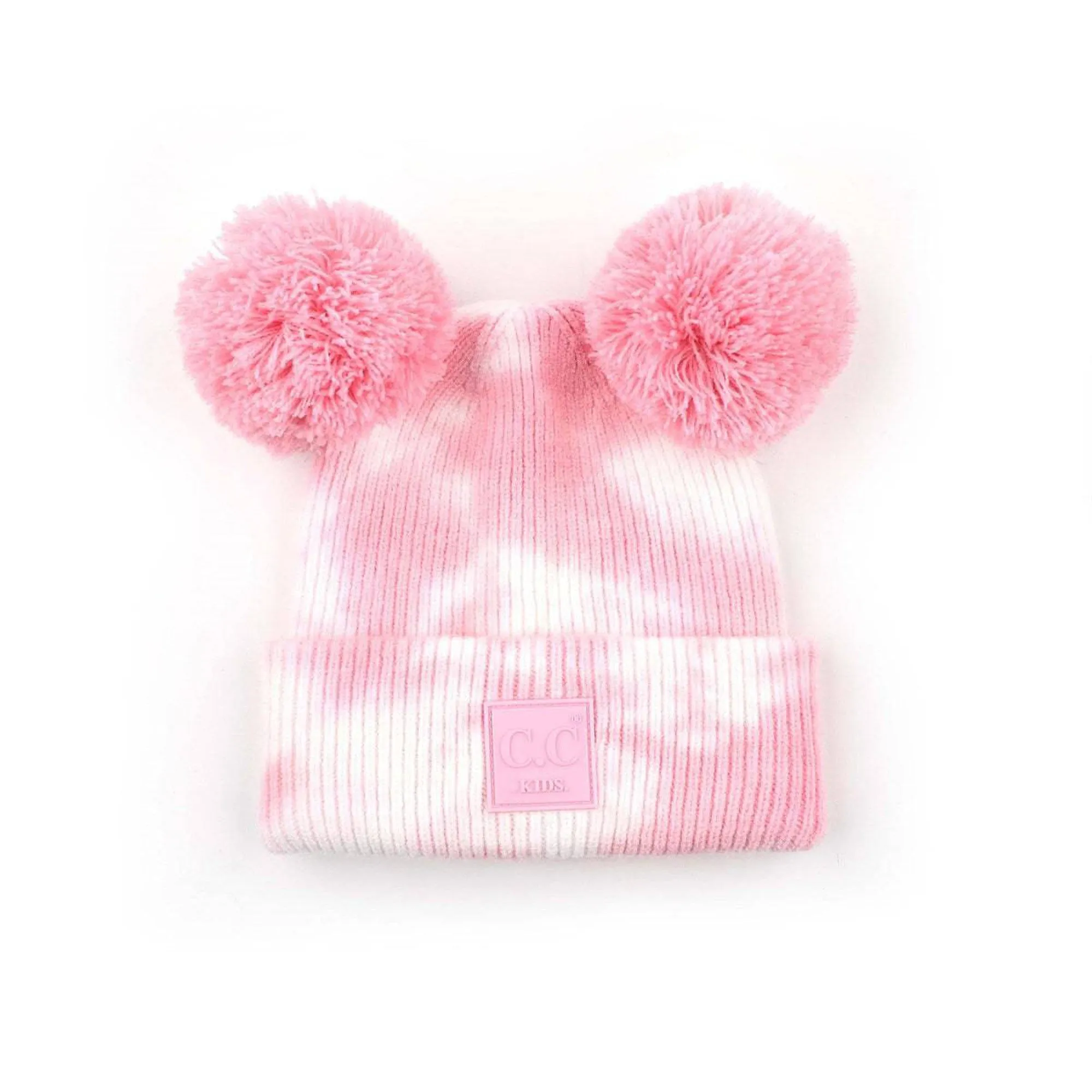 CC Kids Pom Pom Tie-Dye Beanies Hats