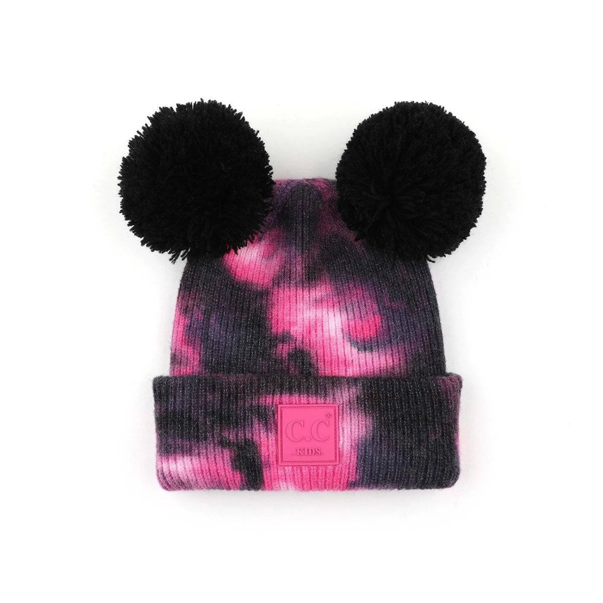 CC Kids Pom Pom Tie-Dye Beanies Hats