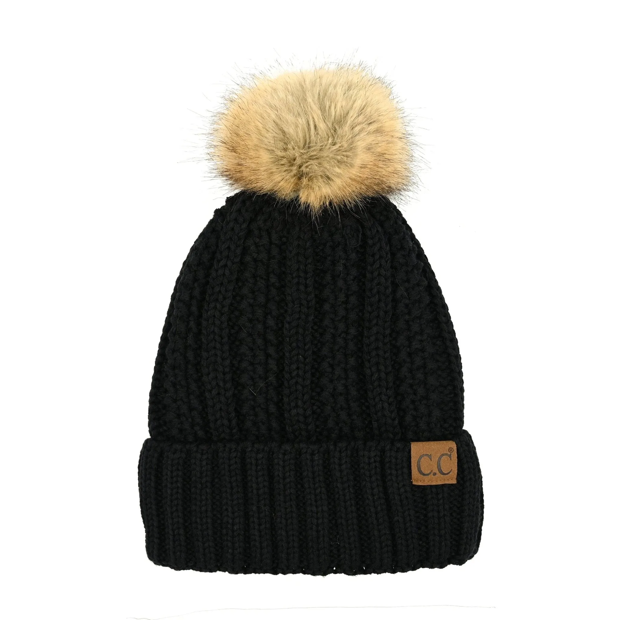 CC Kids Trending Pom Lined Beanies Hats