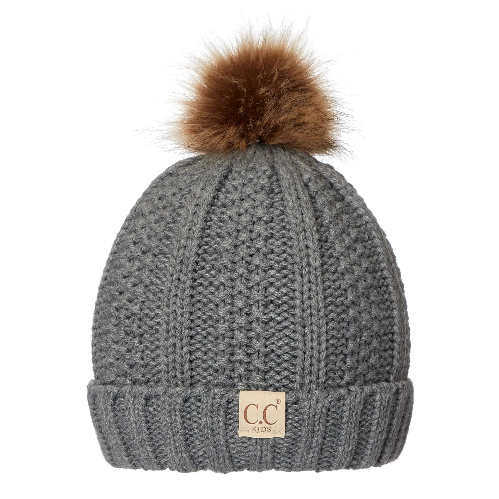 CC Kids Trending Pom Lined Beanies Hats