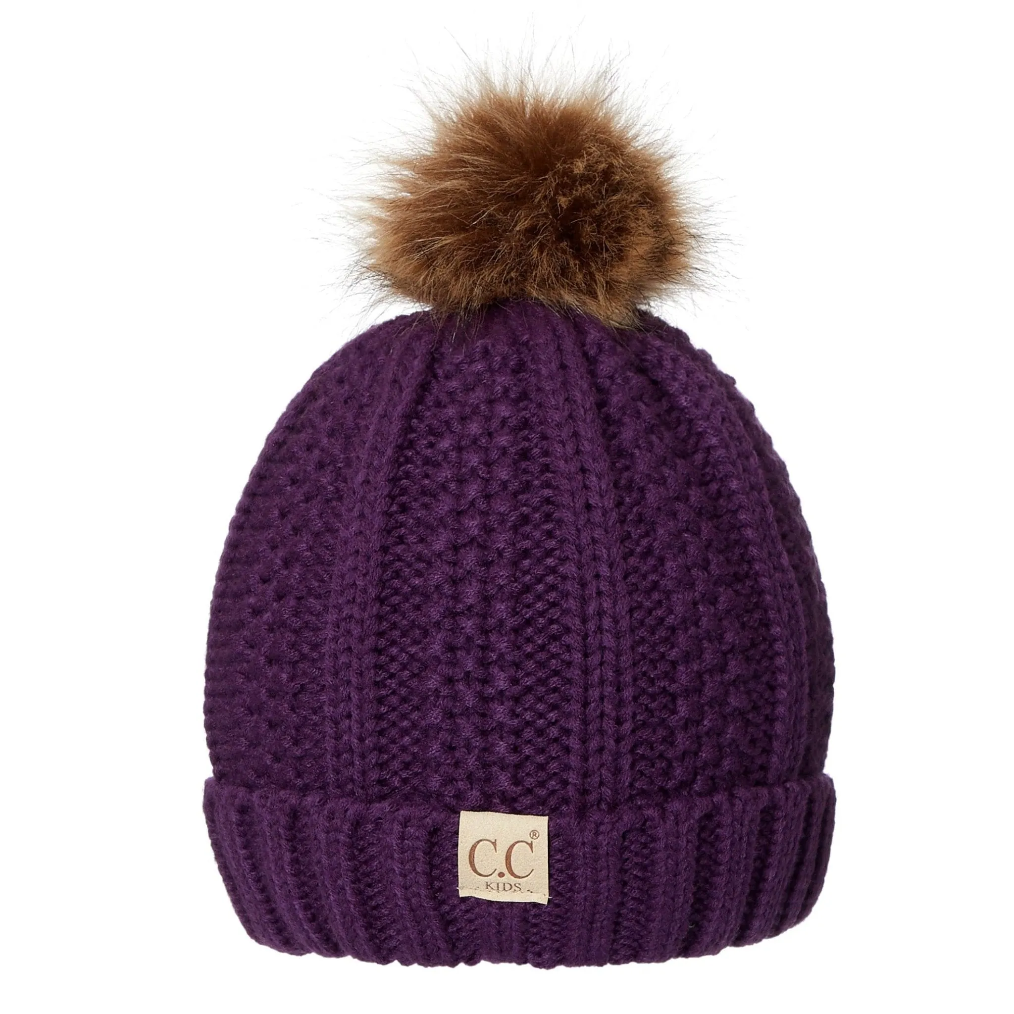 CC Kids Trending Pom Lined Beanies Hats