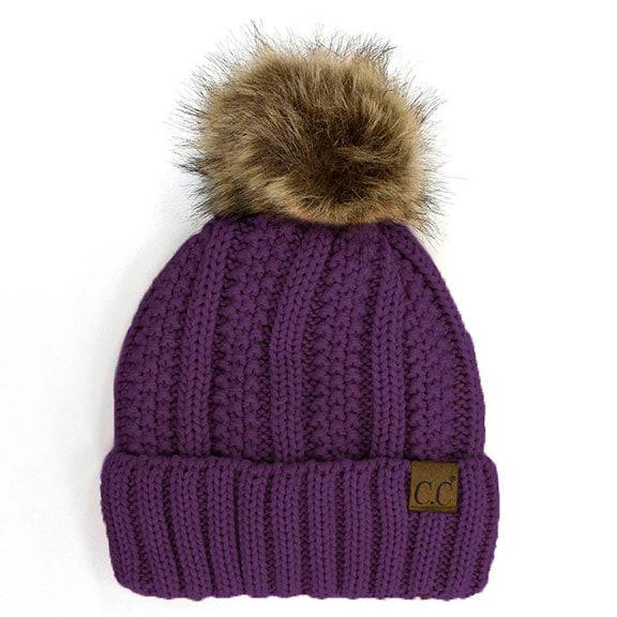 CC Kids Trending Pom Lined Beanies Hats