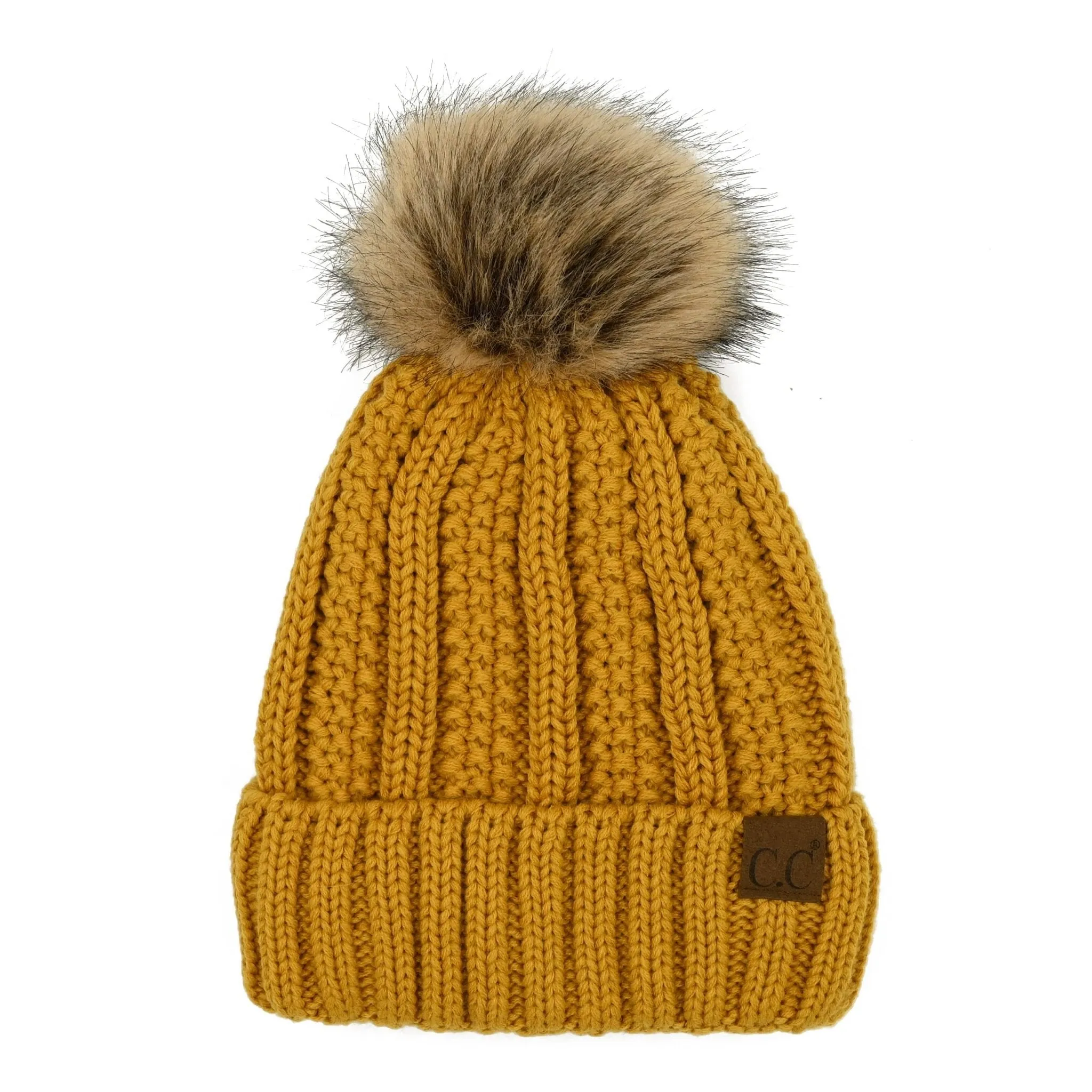 CC Kids Trending Pom Lined Beanies Hats