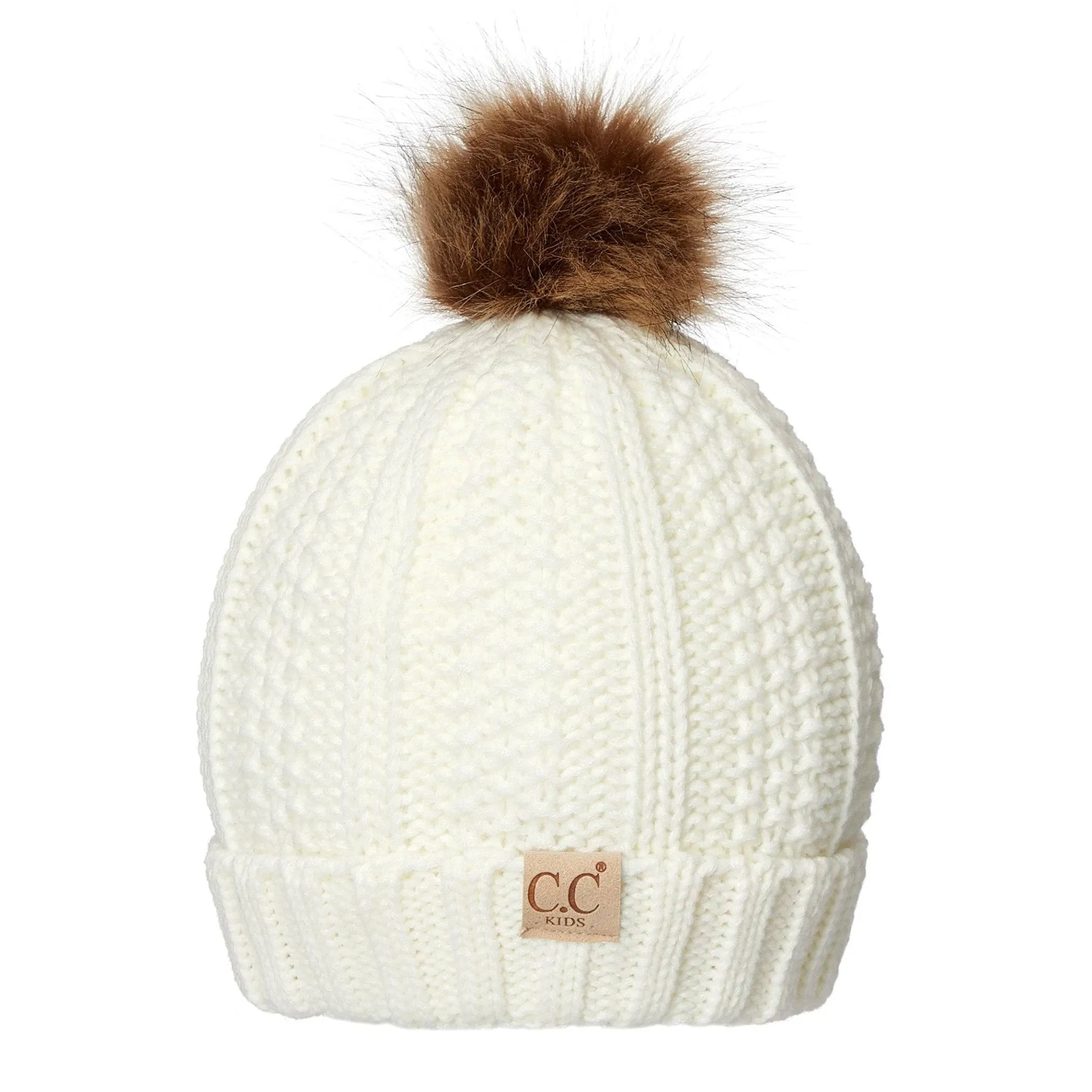 CC Kids Trending Pom Lined Beanies Hats