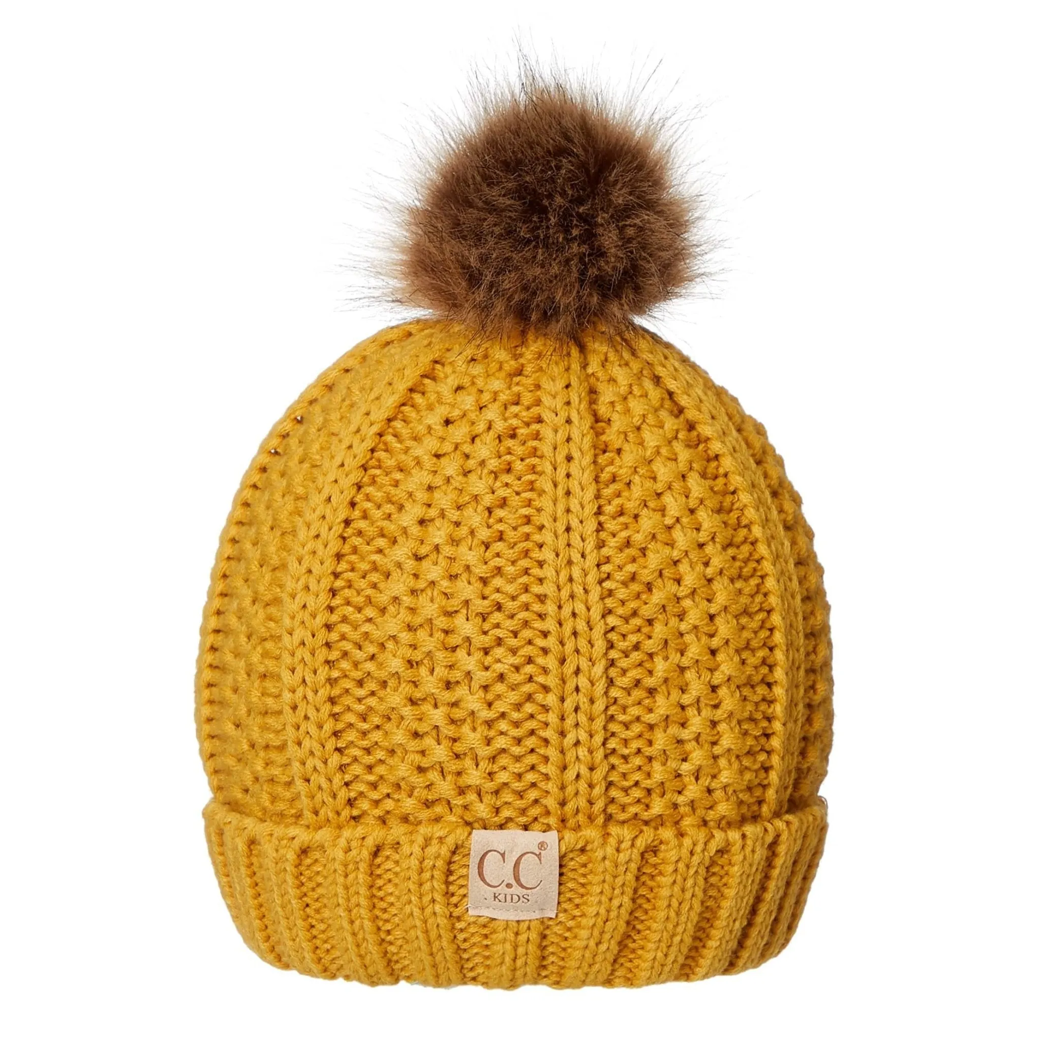 CC Kids Trending Pom Lined Beanies Hats