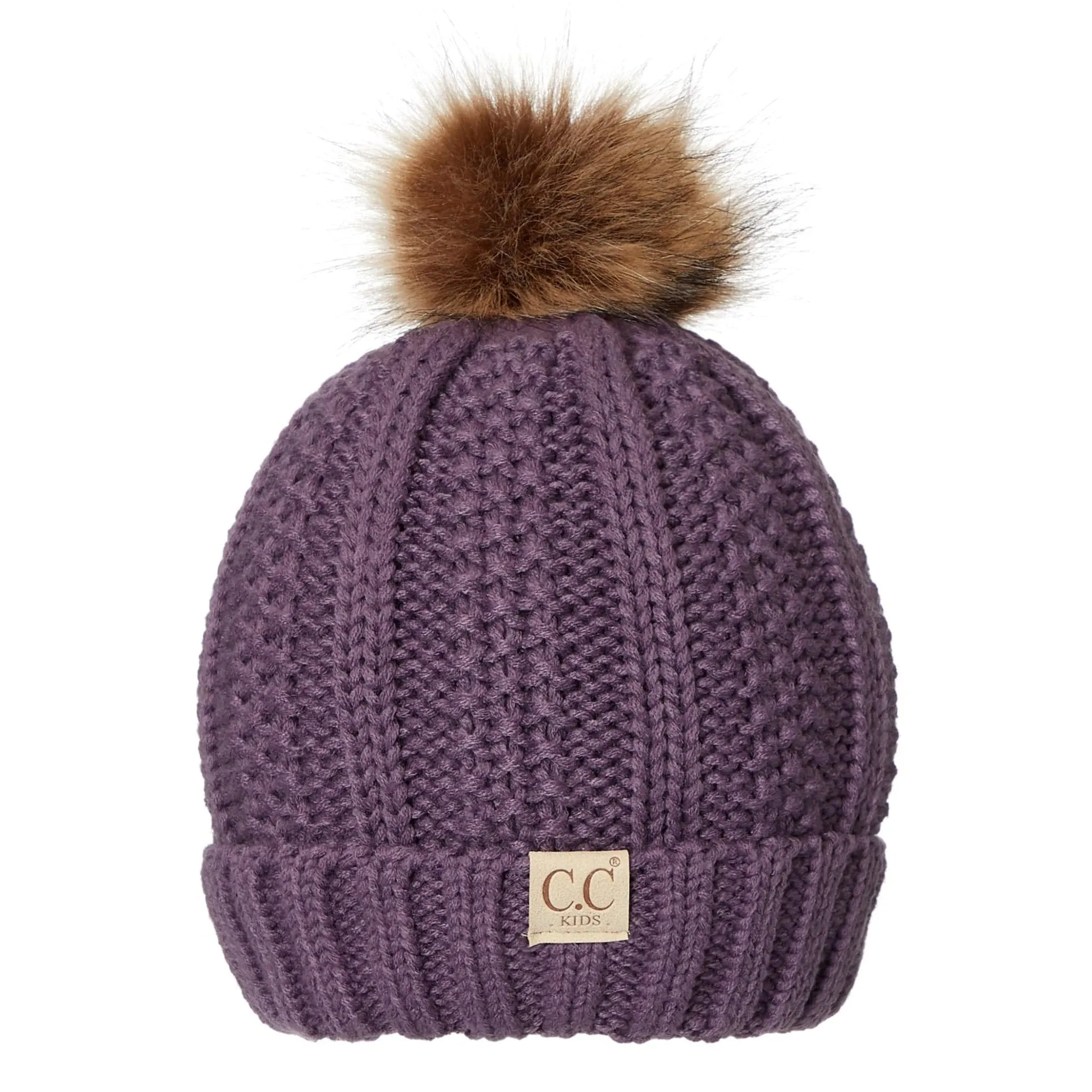 CC Kids Trending Pom Lined Beanies Hats