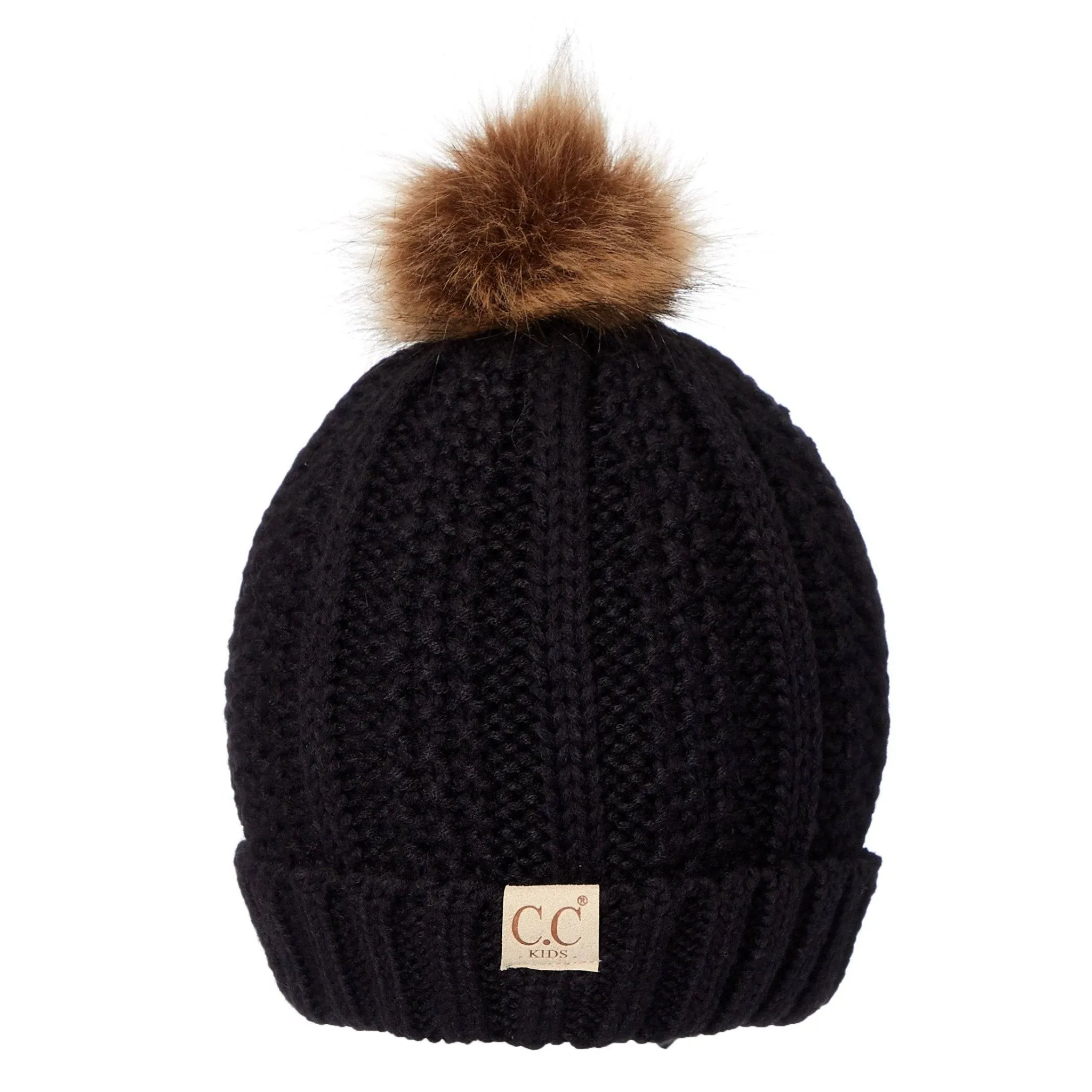 CC Kids Trending Pom Lined Beanies Hats