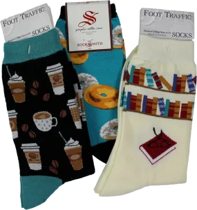 Coffee Shop Collection Socks 3 Pair Pack (Women's)