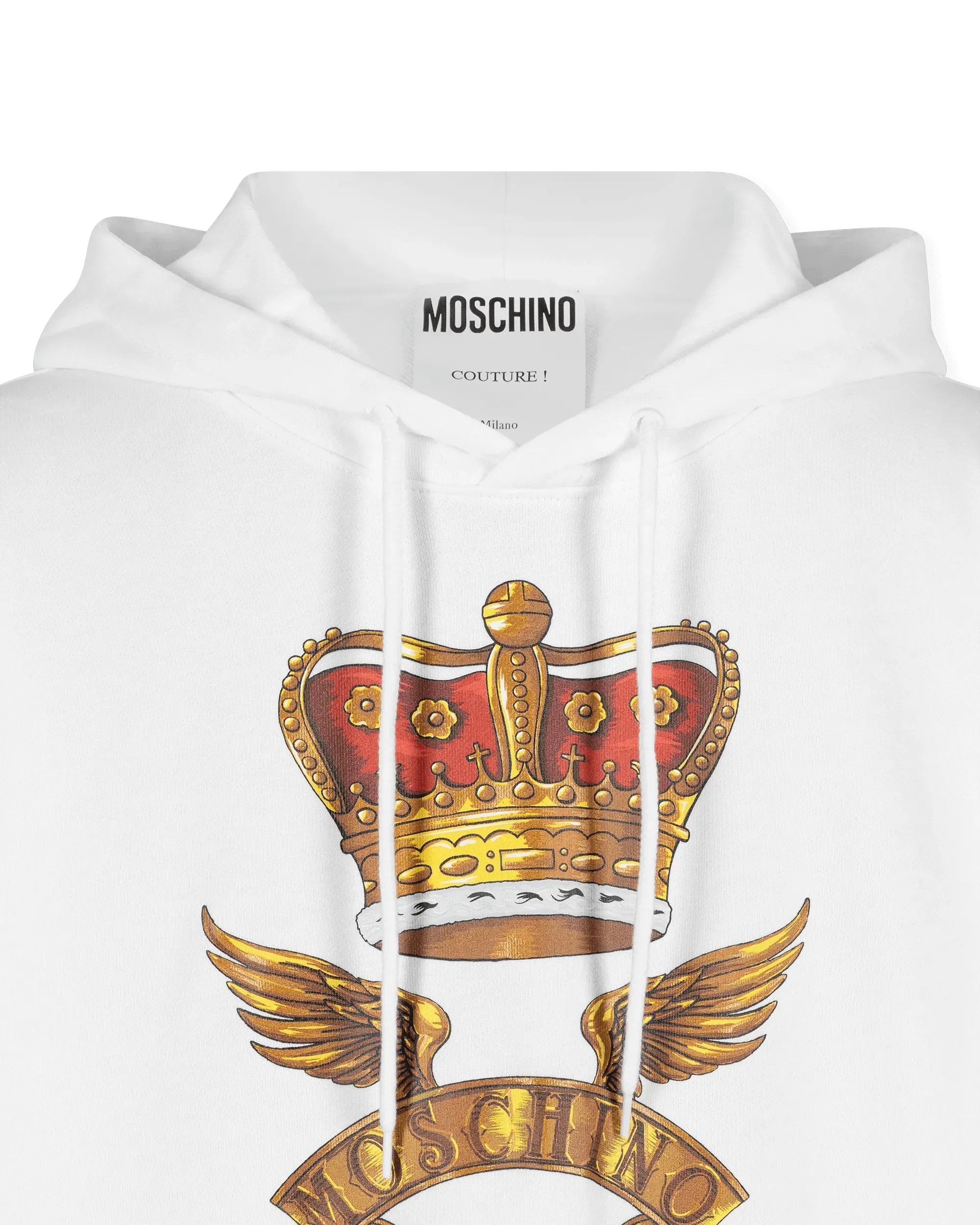 Crown Printed Archive Scarves Hoodie