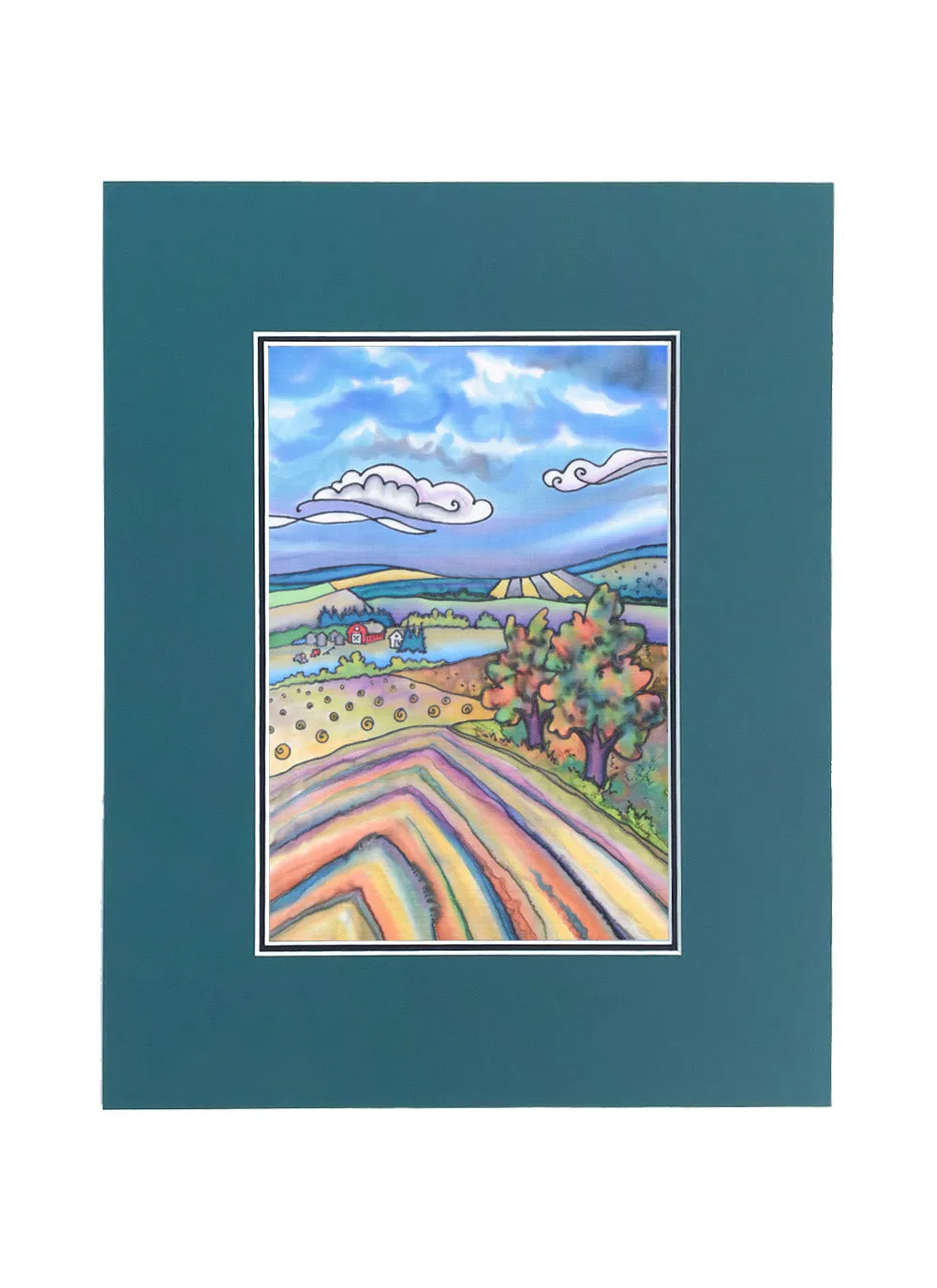 Harvest Windrows Print | 11"x14"
