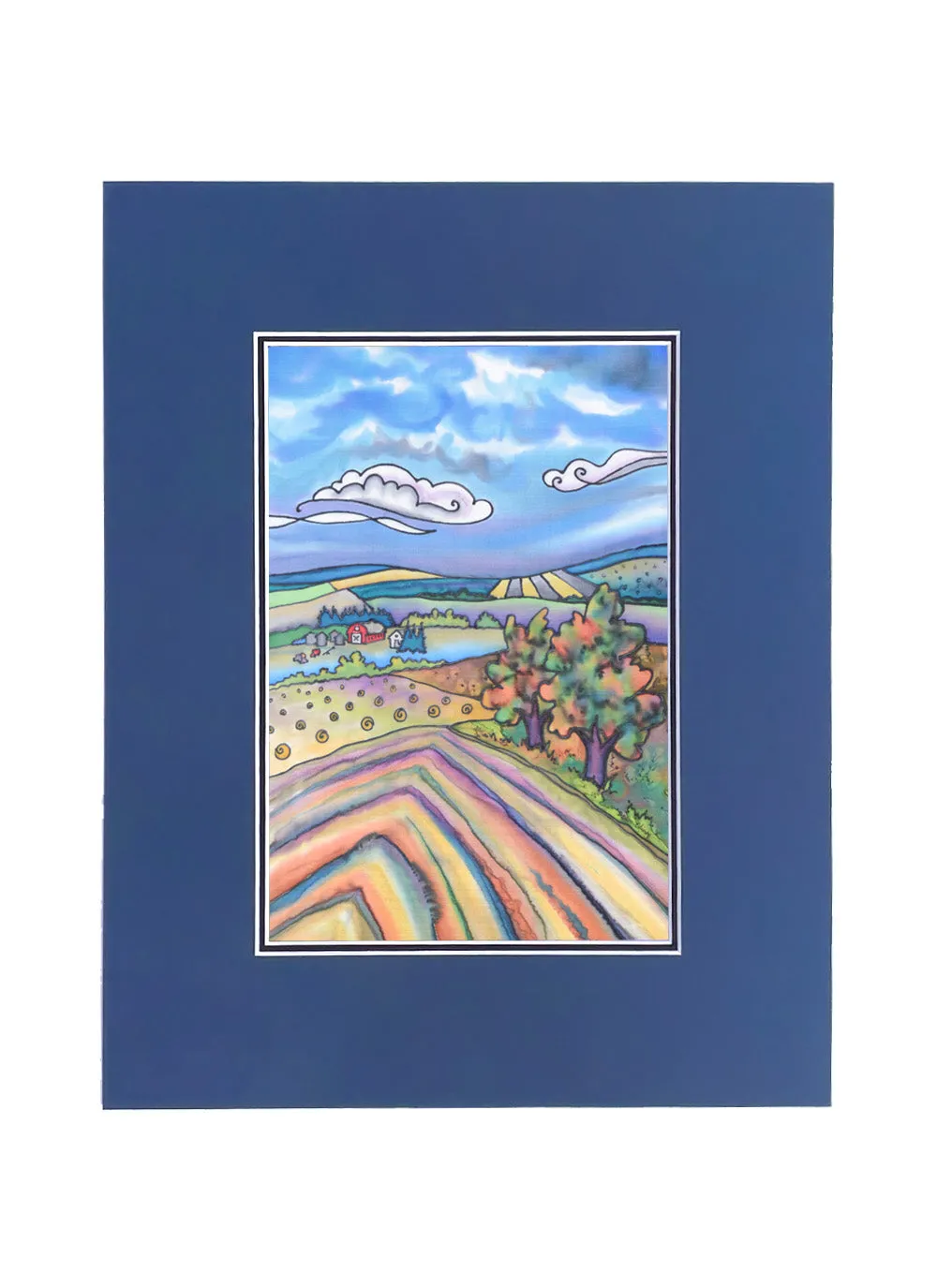 Harvest Windrows Print | 11"x14"