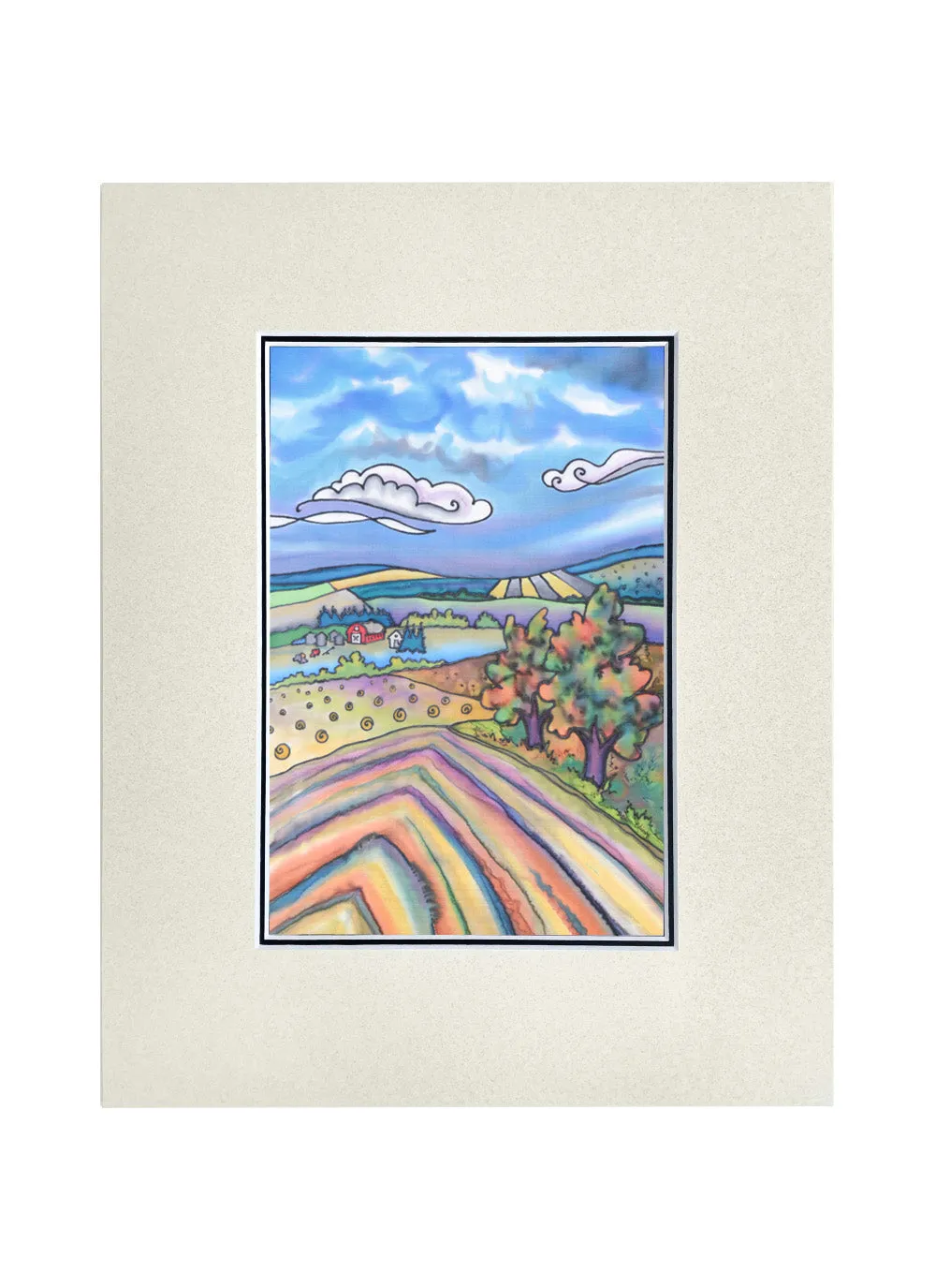 Harvest Windrows Print | 11"x14"