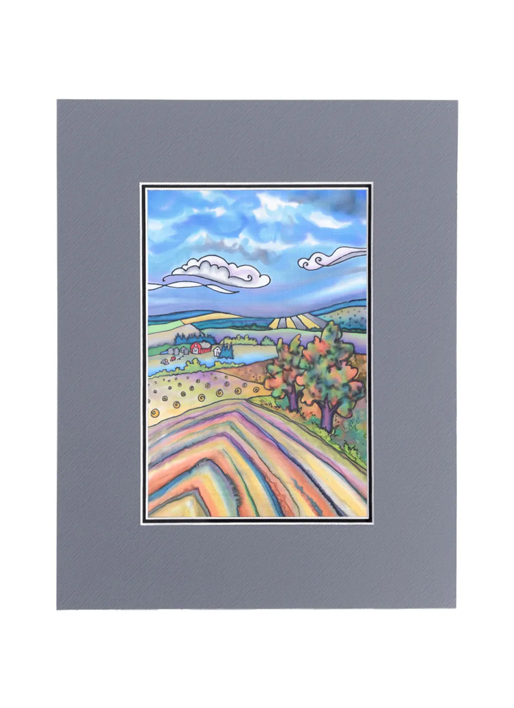 Harvest Windrows Print | 11"x14"