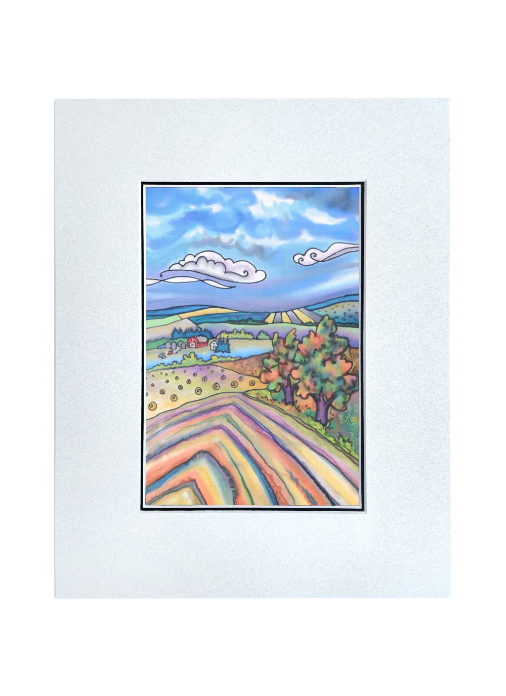 Harvest Windrows Print | 11"x14"