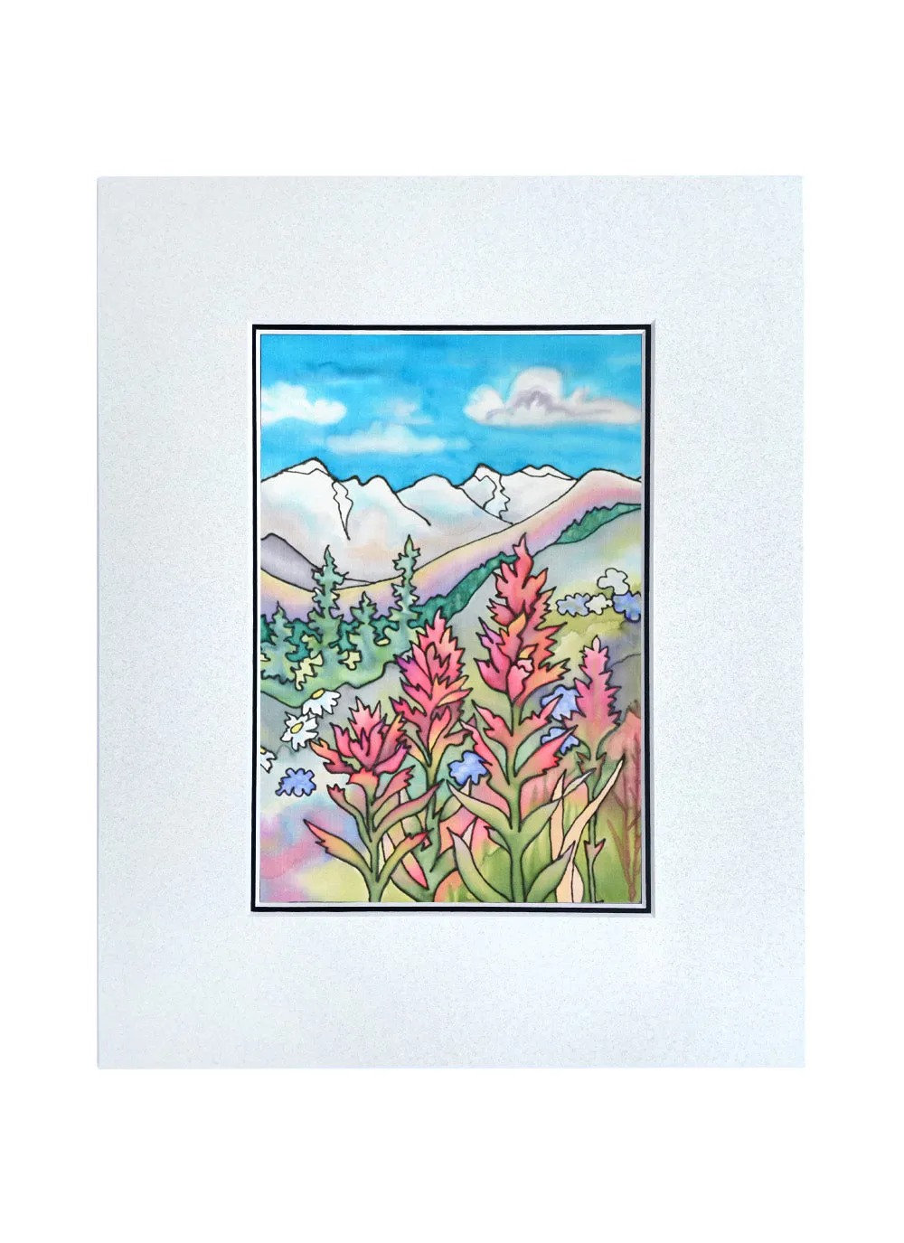 Indian Paintbrush II Print | 11"x14"