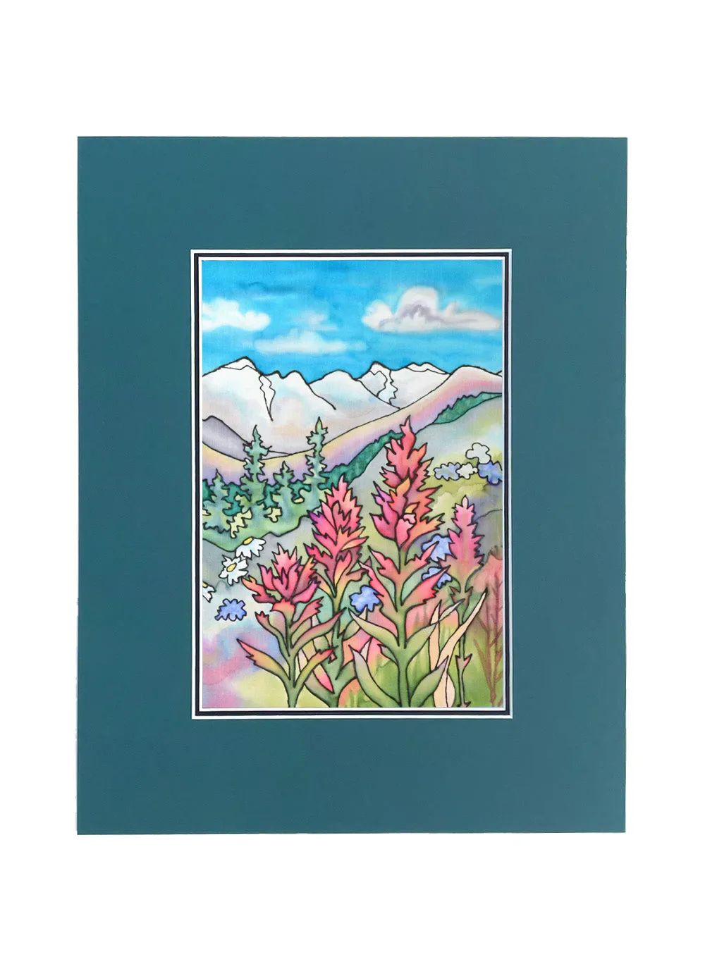 Indian Paintbrush II Print | 11"x14"