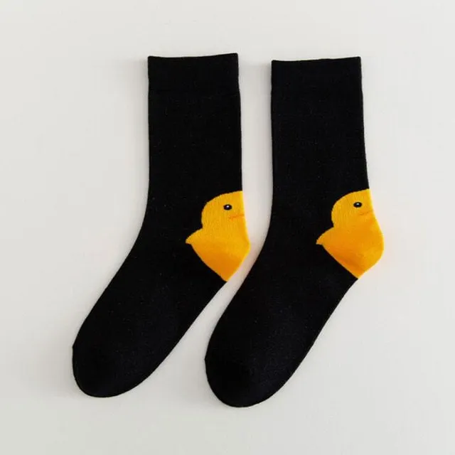 Kawaii Goose Head Socks