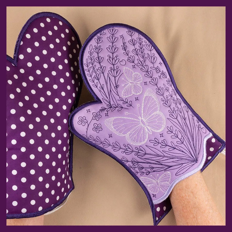 Lavender Oven Gloves