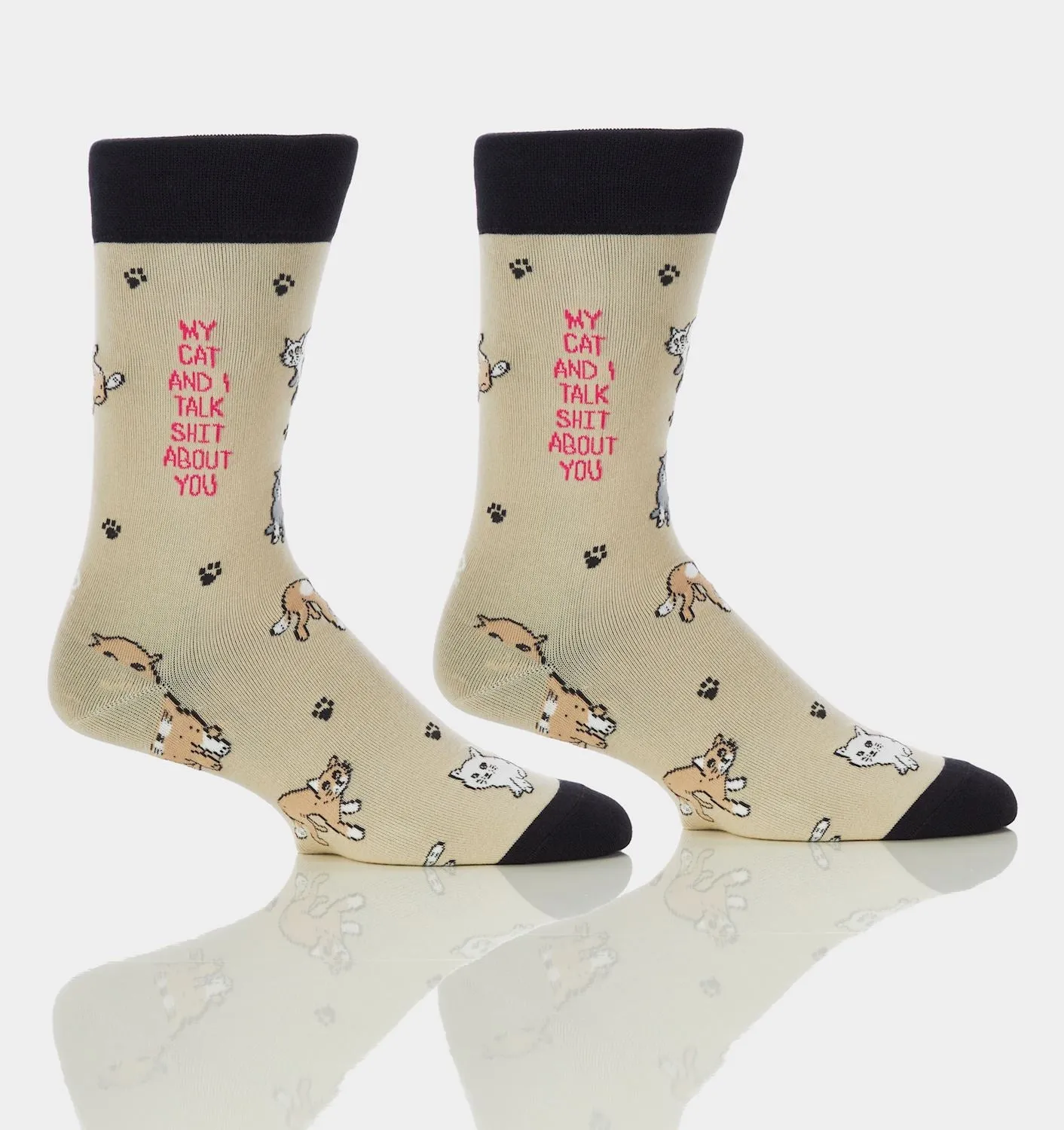 My Cat and I Men's Crew Socks