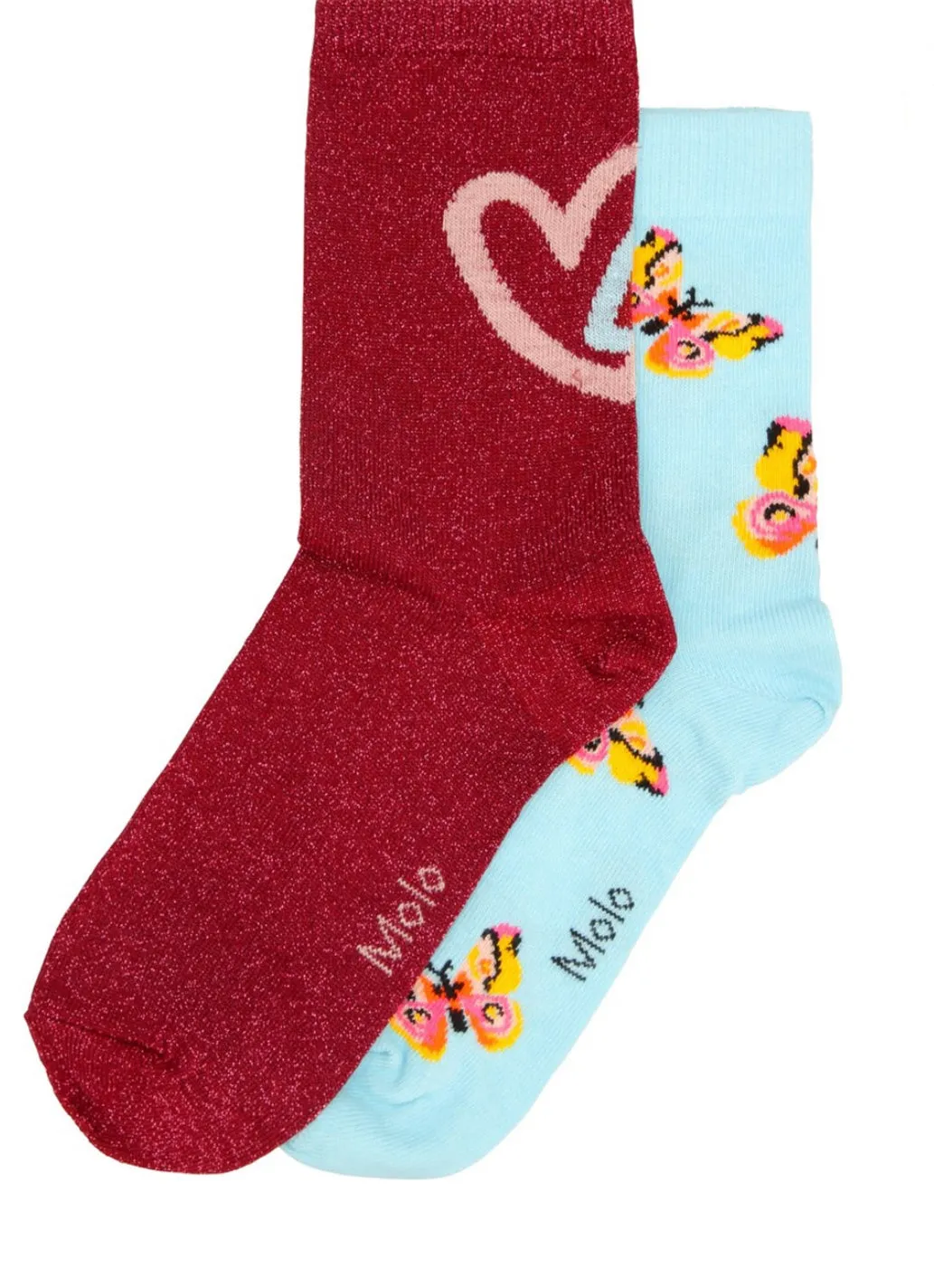 Nomi 2-Pack Butterfly Socks