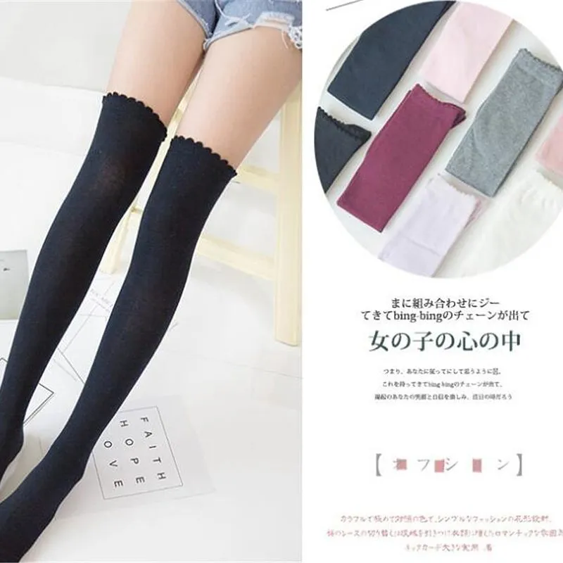 Overknee Stocking Socks 8 Colours