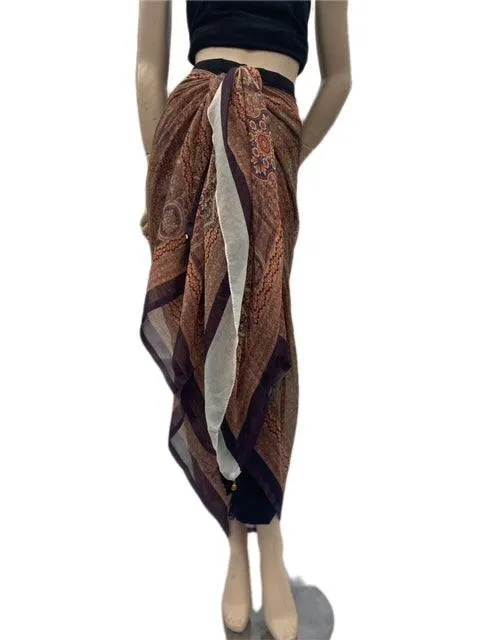 Printed Chiffon Sarong - 16