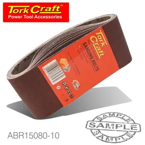 SANDING BELT 100 X 560MM 80 GRIT 10/PACK