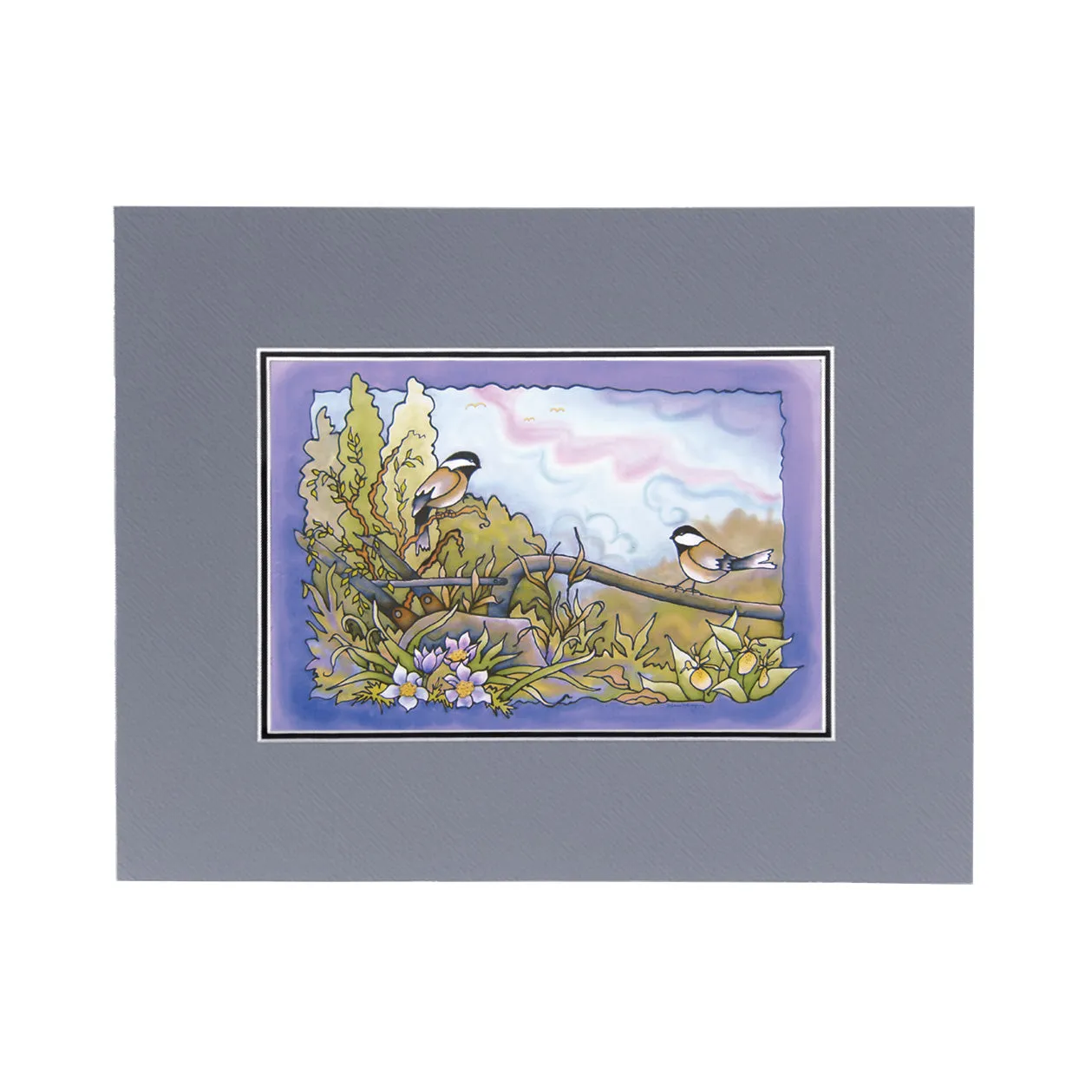 Spring Chickadee 2 Print | 14"x11"