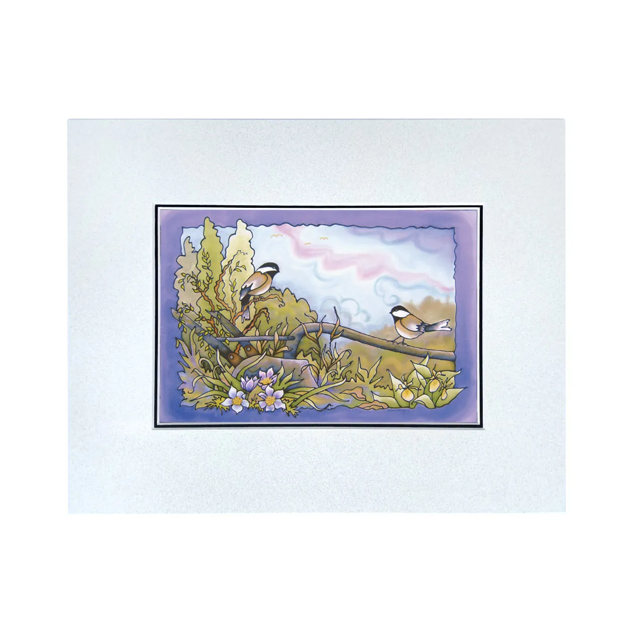 Spring Chickadee 2 Print | 14"x11"