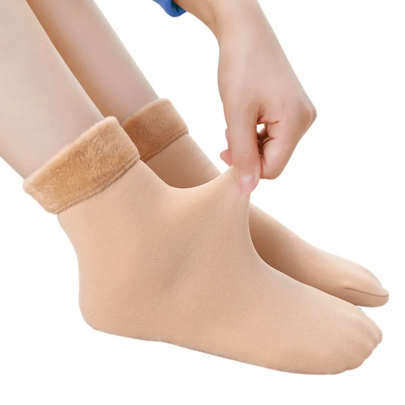 VenusFox Women Winter Warmer Thicken Thermal Cashmere Wool Velvet Snow Sleeping Socks