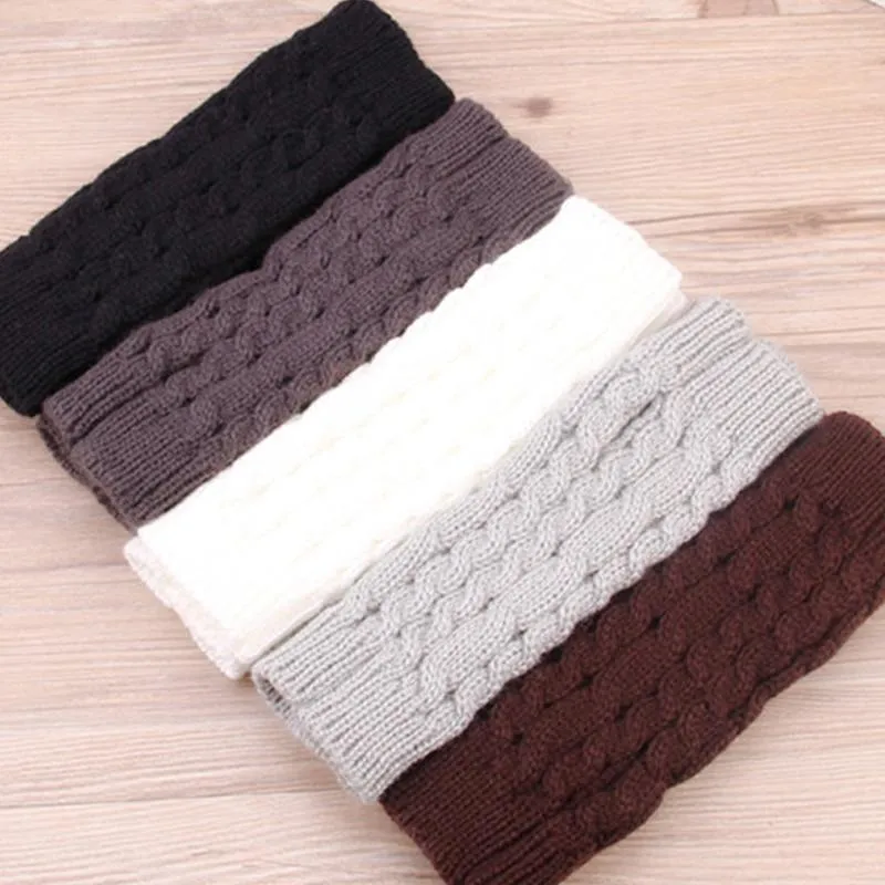 Women Warm Long And Stretchy Finger-less Gloves