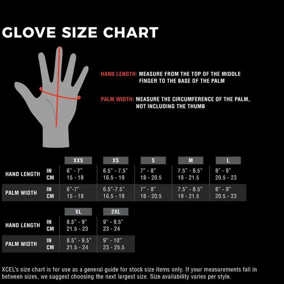 Xcel Infinti 5mm 5-Finger Gloves